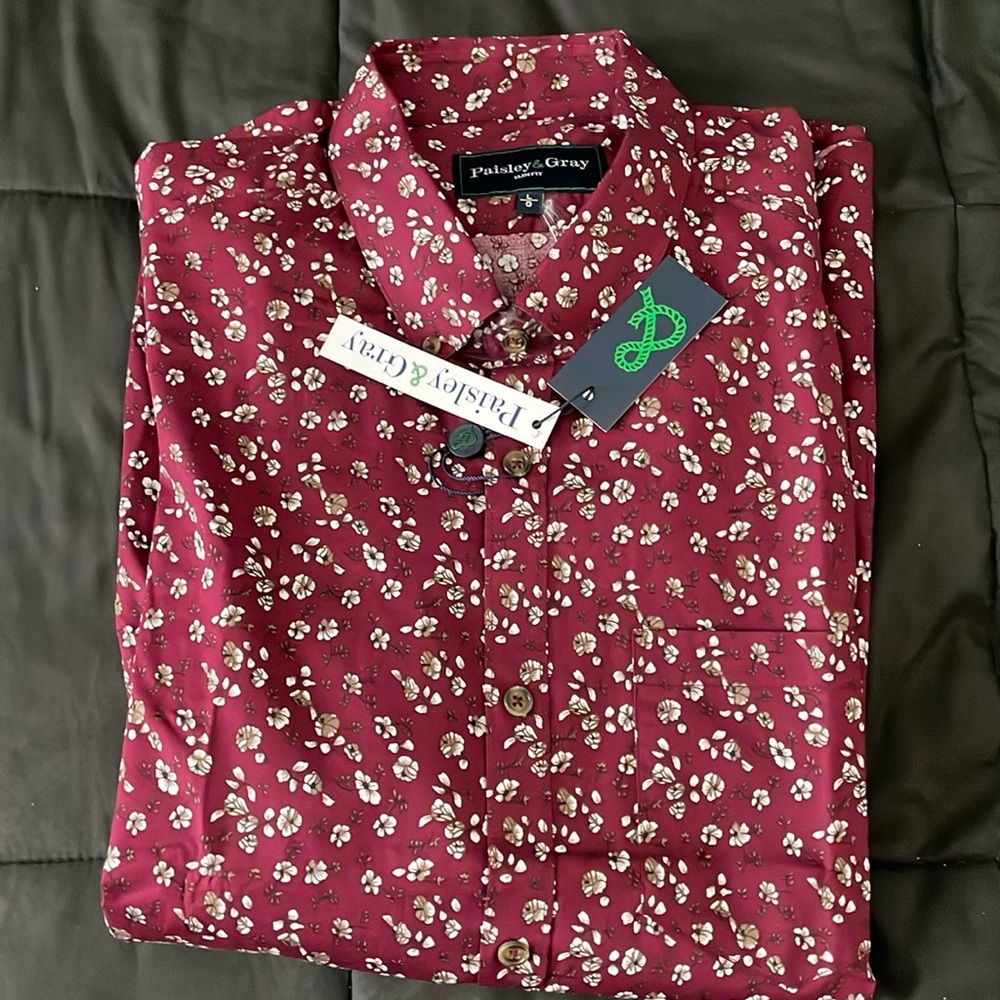 Paisley and Gray BURGUN Size L (17) Multicolor Long Sleeve Shirt